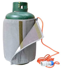 Housse chauffante pour bonbonnes et bouteilles de gaz ACI